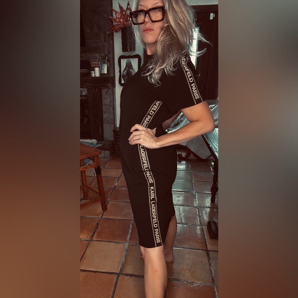 Karl Lagerfeld Black Dress